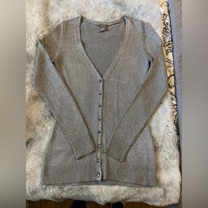 Ann Taylor shimmer cardigan